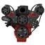Black Diamond Chevy LS Engine High Mount Serpentine Kit - AC, Alternator & Power Steering