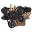 Stealth Black Serpentine System for Oldsmobile 350-455 - Power Steering & Alternator