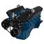 CVF Racing Black Ford 289-302-351W V-Belt System - AC & Alternator