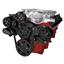 CVF Racing Black Diamond Chevy LSA and LS9 Serpentine Kit - AC & Alternator
