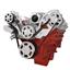 CVF Racing Chevy LS Engine High Mount Serpentine Kit - AC & Alternator