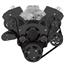 Black Serpentine System for 396, 427 & 454 - Power Steering & Alternator with Electric Water Pump