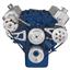 Big Block Ford Pulley System (429 & 460) Power Steering with High Mount Alternator
