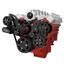 Black Diamond Chevy LS Engine High Mount Serpentine Kit - Power Steering & Alternator & EWP