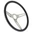 OER 1969-72 GM Comfort Grip Steering Wheel with Silver Spokes - Black 3952700