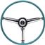 OER 1968 Steering Wheel with Spokes and Brushed Chrome Spider Insert 9747536