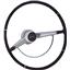 OER 1965-66 Impala Steering Wheel with Horn Ring - Black 9741875