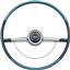 OER 1964 Impala Steering Wheel with Horn Ring; Two Tone Blue 9740630