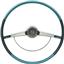 OER 1965-66 Impala Steering Wheel with Horn Ring - Two Tone Blue 9742432