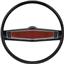 OER 1969-70 Steering Wheel Kit- Black - Cherrywood Shroud *R3493