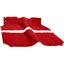 OER 1955 Chevrolet 2 Door Hardtop With Bench Red Molded Cut Pile Carpet Set TF114002
