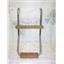 Boaters’ Resale Shop of TX 2102 2142.04 TWO STEP STAINLESS & TEAK TRANSOM LADDER