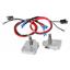 67-68 Impala 2DR Front Door Power Window Kit with Nu-Cranks Switches Large Round