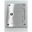 6304-DFB-1-A Duplex Cover with Hinged Lid for 1100 Series Floor Boxes Aluminum