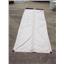 Boaters’ Resale Shop of TX 2108 1424.01 C&C WHITE BOOM SAIL COVER 32" x 16 FEET
