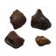 Chondrite MOROCCAN Stony METEORITE Lot of 4 Genuine 73.9 grams w/COA  #16594 4o