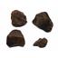 Chondrite MOROCCAN Stony METEORITE Lot of 4 Genuine 73.9 grams w/COA  #16594 4o