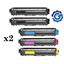 TN221BK TN221CMY New 10 Pack Color Toner Cartridge Brother HL-3140CW  MFC-9130CW