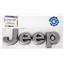 68223746AA New OEM Mopar Hood Nameplate Chrome "Jeep"  2014-2022 Grand Cherokee