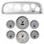 60-63 Chevy Truck Silver Dash Carrier Concourse Silver Gauges