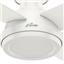 59248 New Hunter Fresh White Indoor Flush Mount Ceiling Fan with Remote 4-Blade