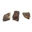 Chondrite MOROCCAN Stony METEORITE Lot of 3 "B" grade Genuine  w/ COA  #17481