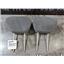 2003 2004 FORD F350 F250 XLT EXTENDED CAB OEM FRONT HEAD RESTS (GREY) CLOTH