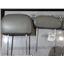 2001 2002 CHEVROLET 2500 3500 SLT EXTENDED CAB LEATHER HEAD RESTS (GREY)