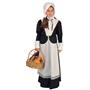 Pilgrim Girl Thanksgiving Colonial Child Costume Medium 8-10