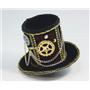 Steampunk Gears Mini Top Hat