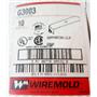 *BOX OF 10* WIREMOLD G3003 SUPPORTING CLIPS, GRAY, FOR 3000 SERIES RACEWAY - NE