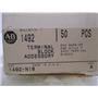 A-B Allen-Bradley 1492-N18 Terminal Block Accessory Series A Box w/ 50 pcs.