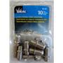 IDEAL 85-031, 10 PACK OF F-TYPE COAXIAL CABLE ADAPTERS