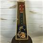 18" Wooden Ukulele Blue Floral Hawaiian Print Tropical Party Accessory