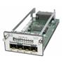 Cisco C3KX-NM-10G 4 Physical Ports 2 SFP+ 2 Regular SFP Ports Expansion Module