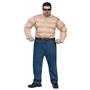 Plus Size Men's Adult Nude Beige Muscle Shirt Costume Accessory