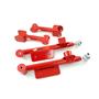 UMI Performance 101417-R Ford Mustang Upper & Lower Adjustable Rear Control Arms - Red