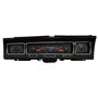 Dakota Digital 68 Chevy Impala VHX Analog Dash Gauges Black Alloy Red VHX-68C-IMP-K-R