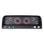 1964-66 Chevy Truck VHX System, Carbon Fiber Face - Red Display