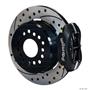 Wilwood Rear Disc Brake Kit Small Ford 9" w/ 2.66 Offset 12.19" Drilled Black