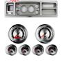 73-79 Ford Truck Silver Dash Carrier w/ Auto Meter 3-3/8" American Muscle Gauges
