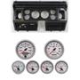 80-86 Ford Truck Carbon Dash Carrier w/ Auto Meter 3-3/8" Ultra-Lite II Gauges