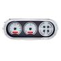 1963-65 Chevy Nova VHX System, Silver Face - Red Display