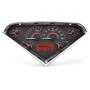 55-59 Chevy Truck VHX System, Carbon Fiber Face - Red Display