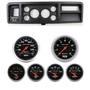 73-79 Ford Truck Black Dash Carrier w/ Auto Meter Sport Comp Electric Gauges