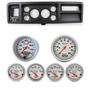 73-79 Ford Truck Black Dash Carrier w/ Auto Meter Ultra-Lite Electric Gauges