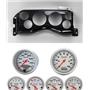 90-93 Mustang Carbon Dash Carrier w/ Auto Meter Ultra Lite Electric Gauges