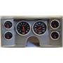78-81 Chevy G Body Silver Dash Carrier w/Auto Meter Sport Comp Electric Gauges