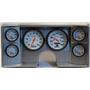78-81 Chevy G Body Silver Dash Carrier w/Auto Meter Phantom Electric Gauges