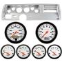 70-72 Chevelle SS Silver Dash Carrier w/Auto Meter Phantom Electric Gauges